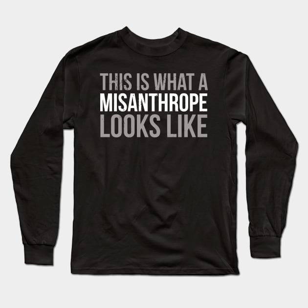 Misanthrope Long Sleeve T-Shirt by tanambos